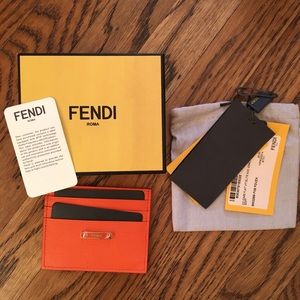 New FENDI “Crayons” leather card case